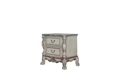 ACME Dresden Nightstand, Vintage Bone White 28173