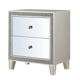 Champagne 2-Drawer Nightstand