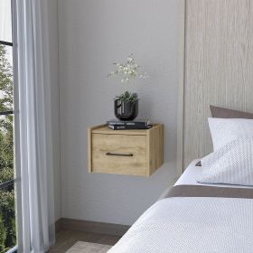 Mitchell Macadamia Wall-Mounted Floating Nightstand