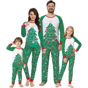 Family Matching Christmas Pajamas Set Holiday Santa Claus Sleepwear (size: Men L)